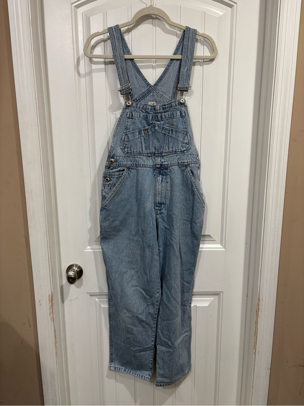 1990s GAP Light Blue Denim Overalls Jumpsuit